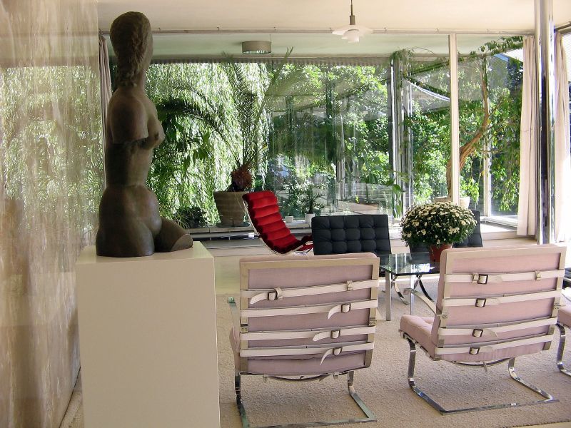 Villa Tugendhat Internal, showing Bauhaus style furniture